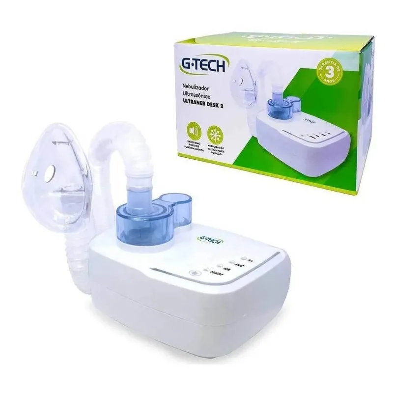 3x G-tech Inalador Nebulizador Ultrassônico Ultraneb Desk Br