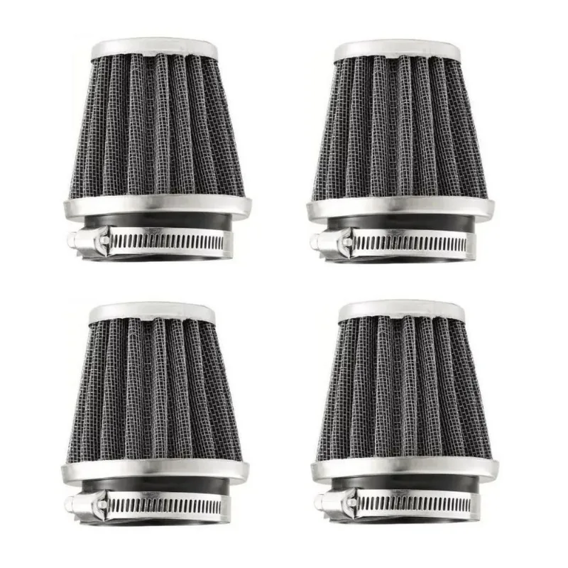 Filtro Ar Esportivo Preto Cg Titan Bros Ybr Factor 125 4 Pçs