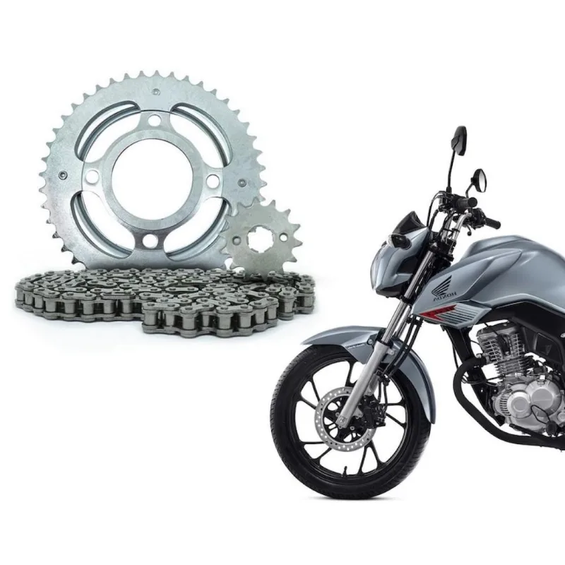 Kit Relação Cg Titan Fan 160 Start Cargo De 2015 Ate 2021