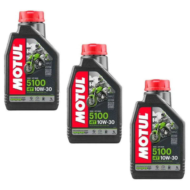 Oleo Motul 5100 10W30 Fan Titan Injeção Cb 500 Hornet - 3L