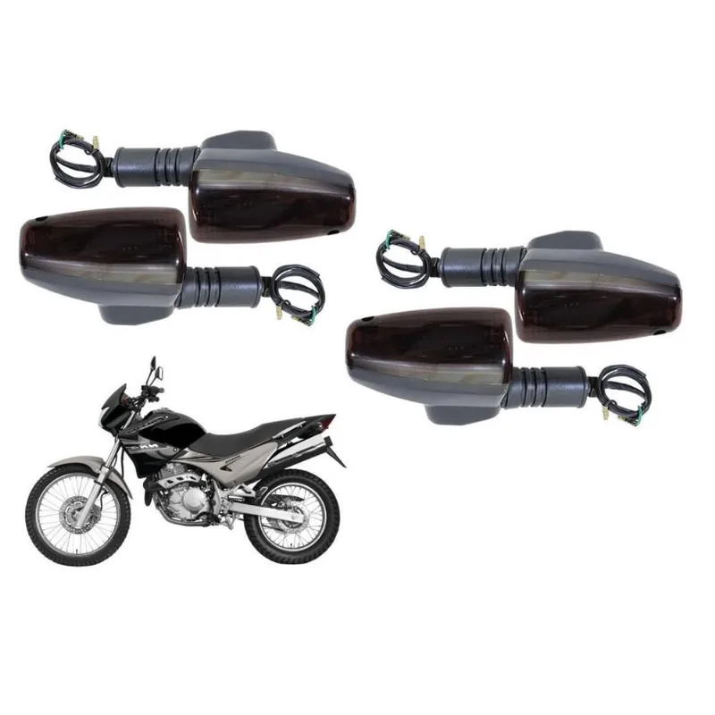 Jogo 4 Piscas Setas Honda Nx 400 Falcon De 1999 Ate 2008