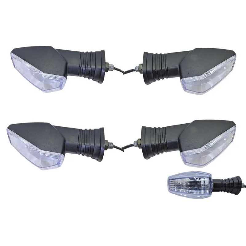Kit 4 Piscas Lente Cristal En 125 Yes Se Gsr 125 Gsr 150i
