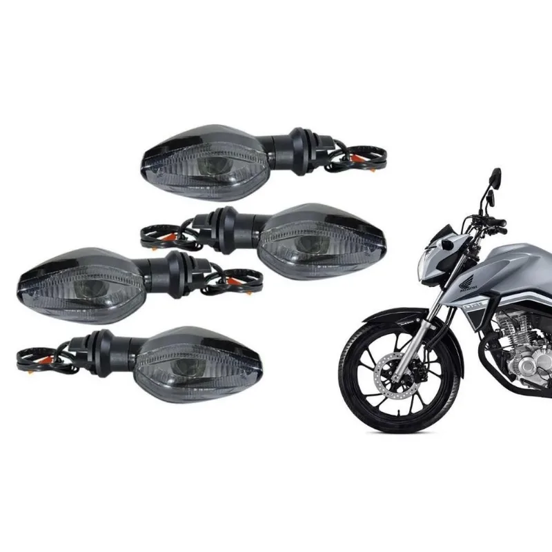 Pisca Cristal Fume Cg Titan Fan Cargo Start 125 150 160 4un