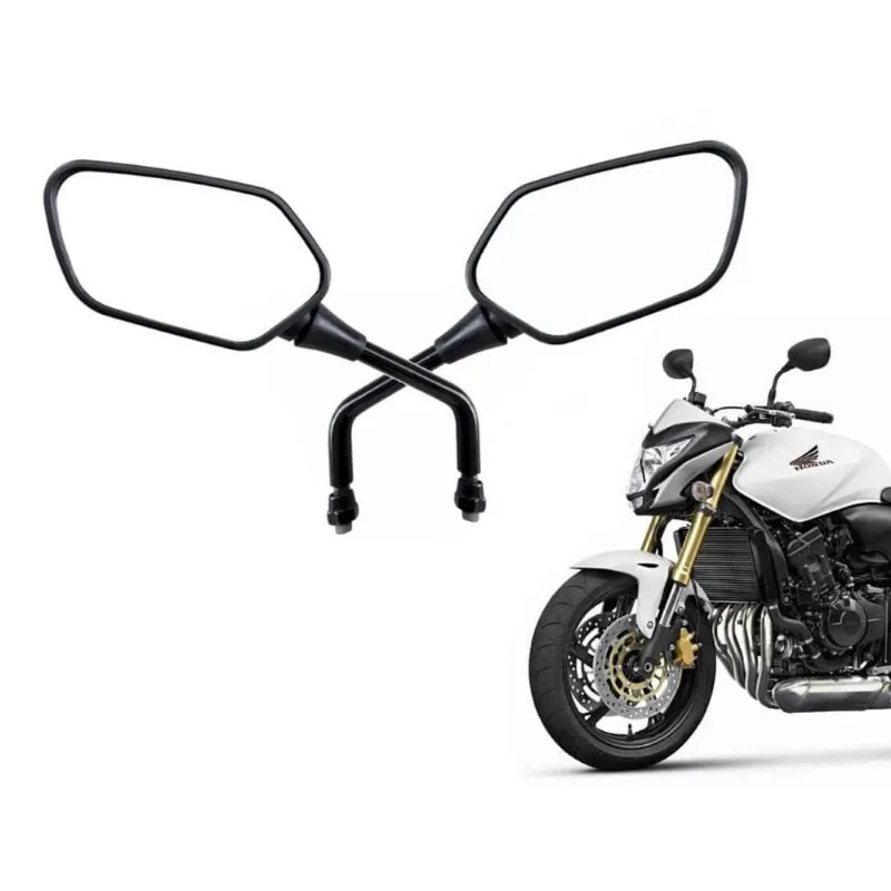 Par Espelho Retrovisor Cb 300 Cb600F Hornet Rosca Honda M10
