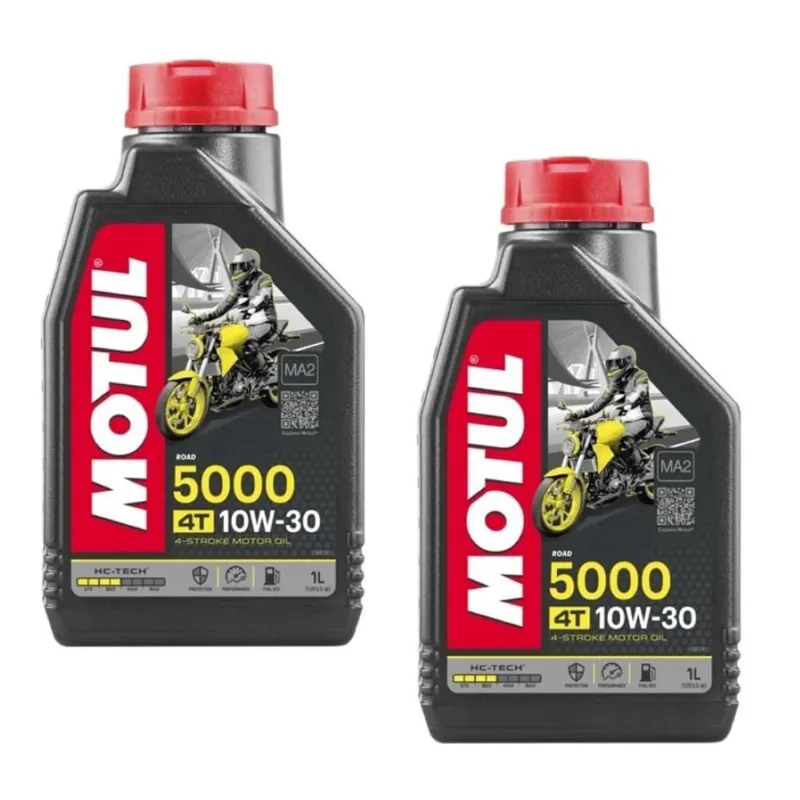 Oleo Motul 5000 10W30 Sl Sj Injeção Cb 500 Cb 600 - 2 Litros