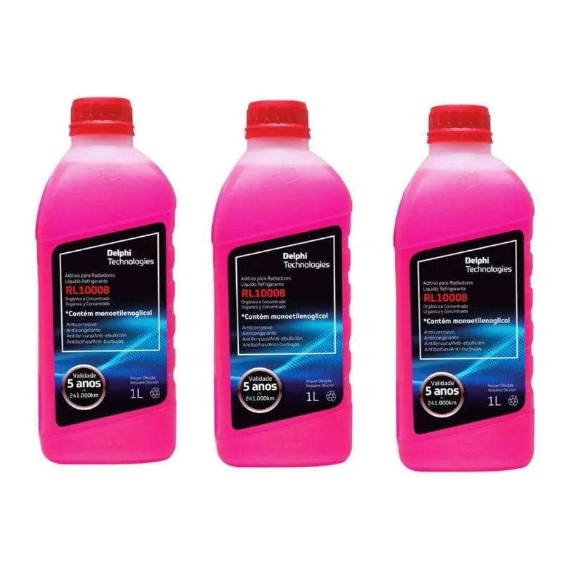 Aditivo Para Radiador Concentrado Delphi Rl10008 - 3 Litros
