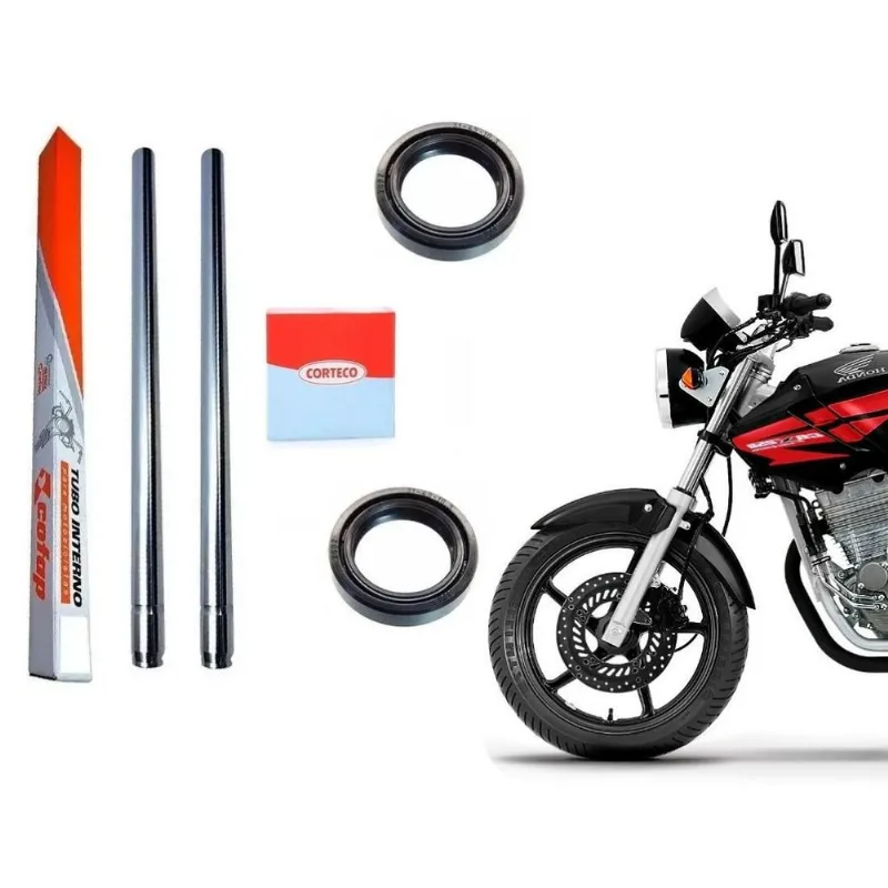 Par Tubo Bengala Cofap + Retentores Cbx 250 Twister Cb 300