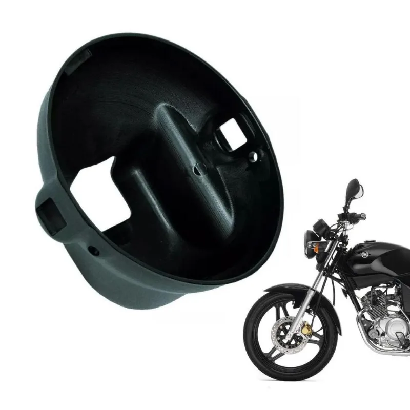 Carcaça Do Farol Preto Yamaha Ybr 125 De 2000 Ate 2005