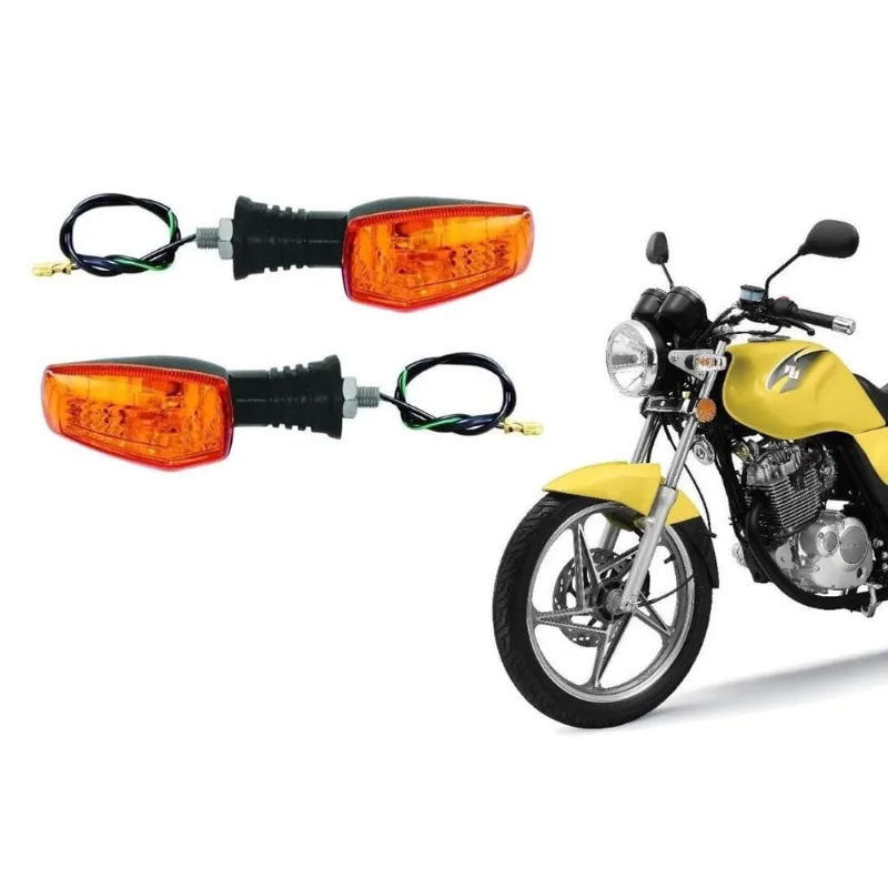 2 Pisca Seta Sinaleira Lente Laranja Suzuki Yes Gsr 125 150