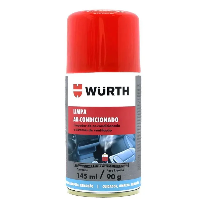 3x Limpa Ar Condicionado Automotivo Wurth Carro Novo Higiene