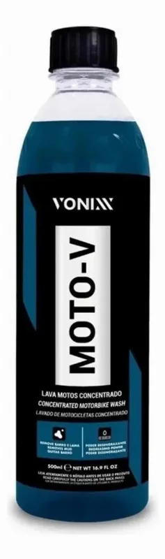 Moto-v Shampoo Desengraxante Lava Motos Vonixx 500ml