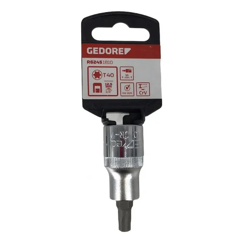 Chave Soquete 1/2 Torx T40 - Gedore Red