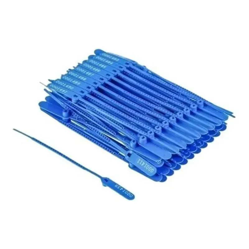 3x Lacre De Segurança Numerado 16cm 100 Unidades Para Malote