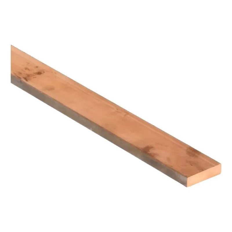 Barra Chata Cobre Puro (12x3mm) 1/2 X 1/8 X 50cm 97a
