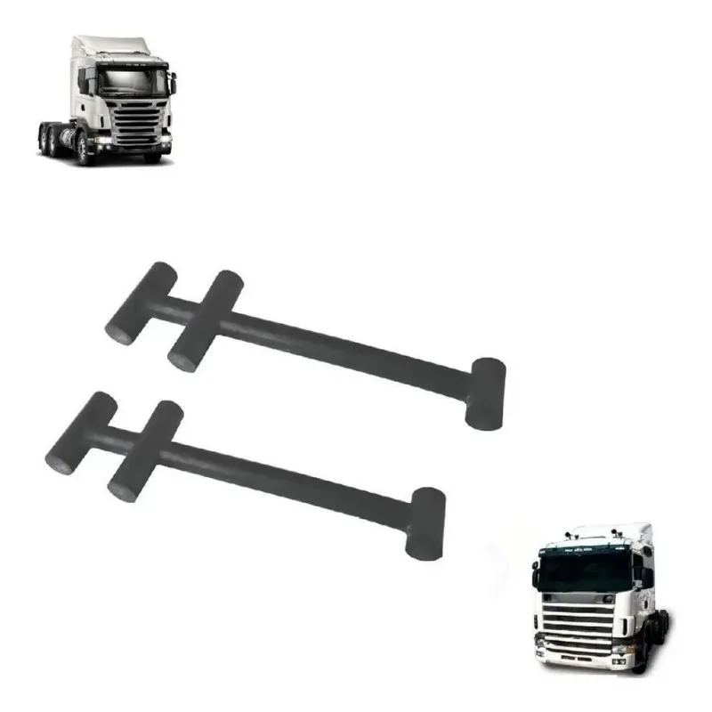 Par Presilha Da Tampa Bateria Compativel Scania Serie 4 Pgr