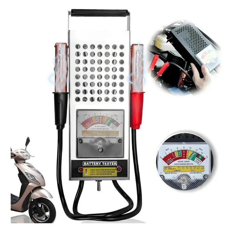 Teste De Bateria 6v A 12v E Funcionamento Do Alternador 500a