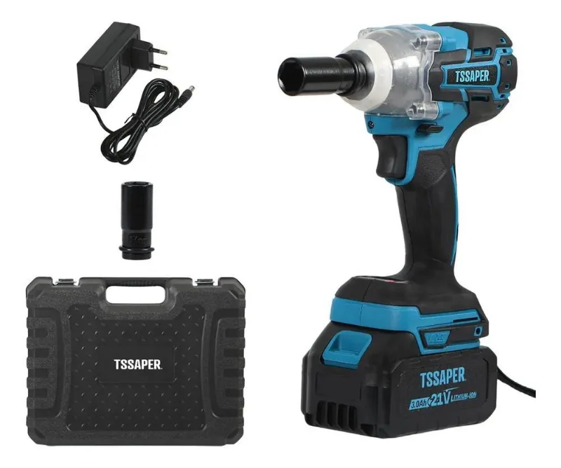 Chave De Impacto 21v Torque 380 Nm Com Acessórios Tssaper
