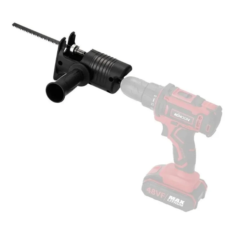 3x Adaptador Serra Sabre Para Parafusadeira Tssaper Mod Tsad
