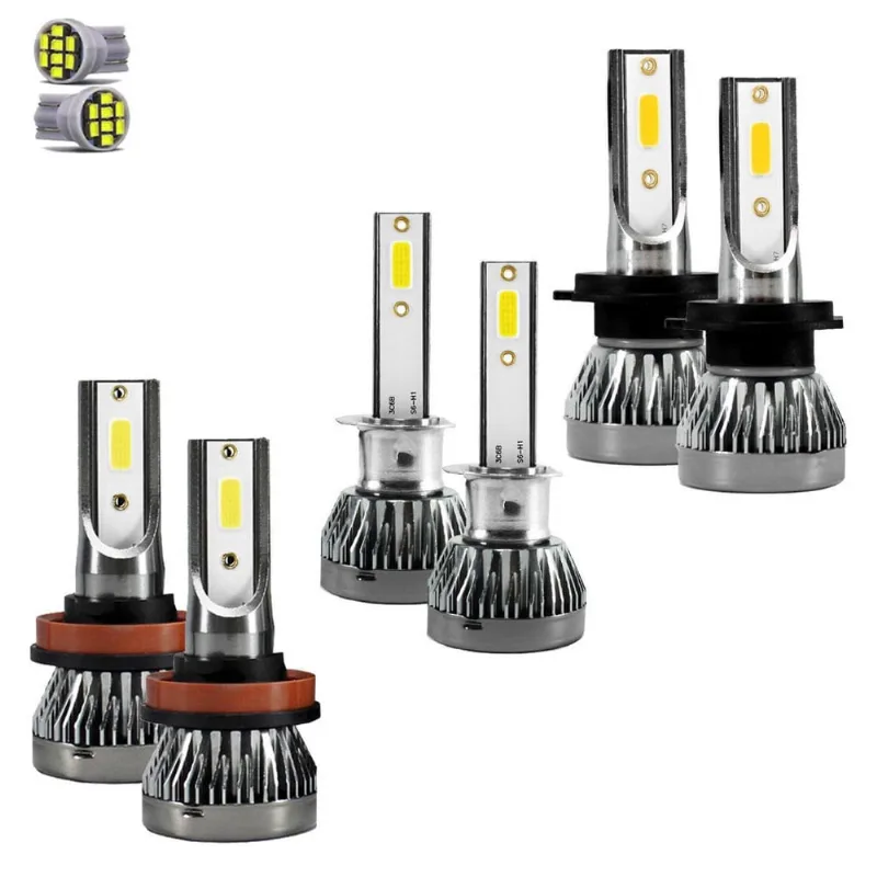 Kit Ultra Led Ford Fiesta 2011/2014 20000 Lúmens 6500K