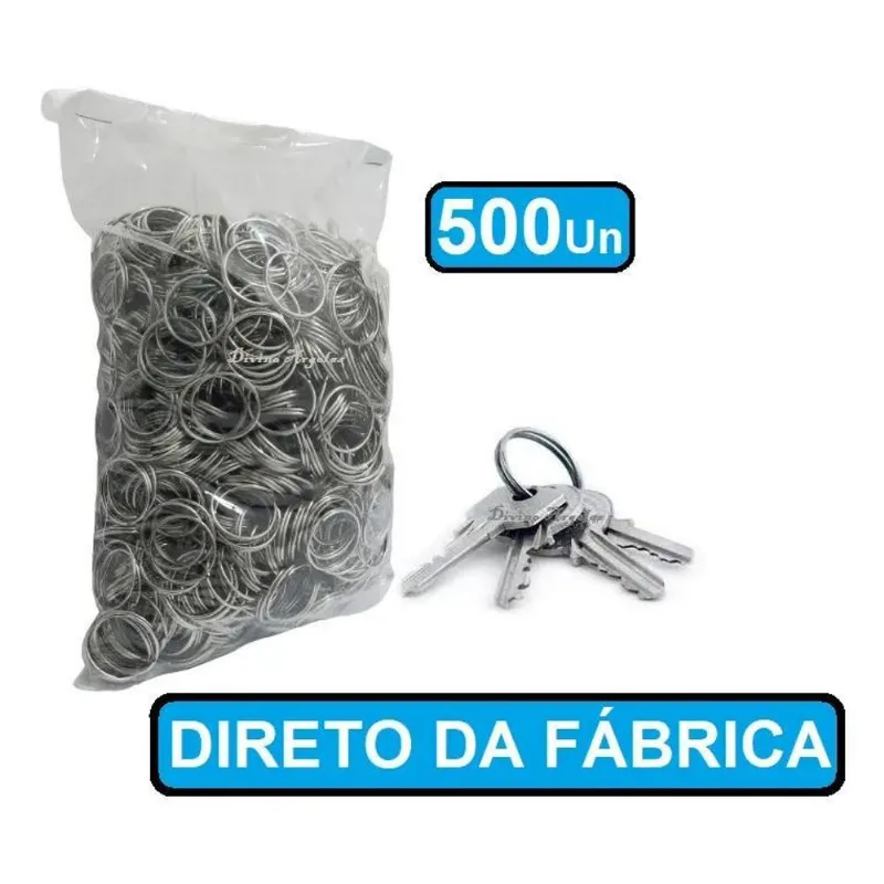 500 Argola De Chaveiro Ou Chave - 22mm Menor Preço Q