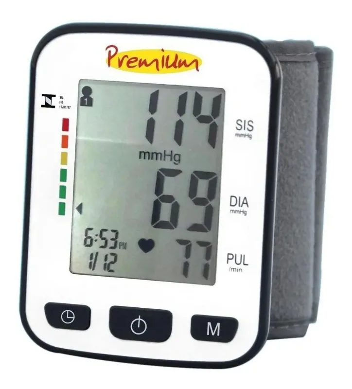 3x Aparelho De Pressão Digital De Pulso Bpsp21 Premium