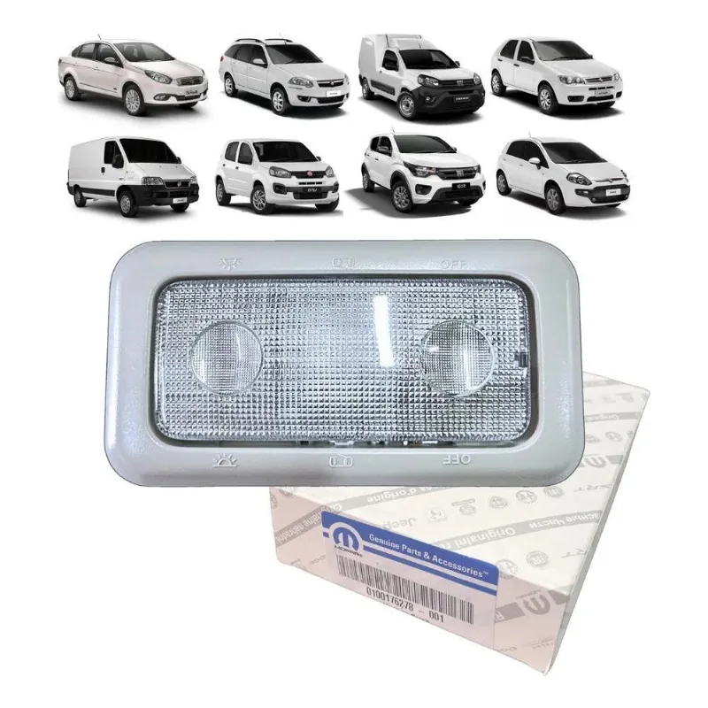 3x Luz De Teto Fiat Uno/mobi/punto/palio 100176278
