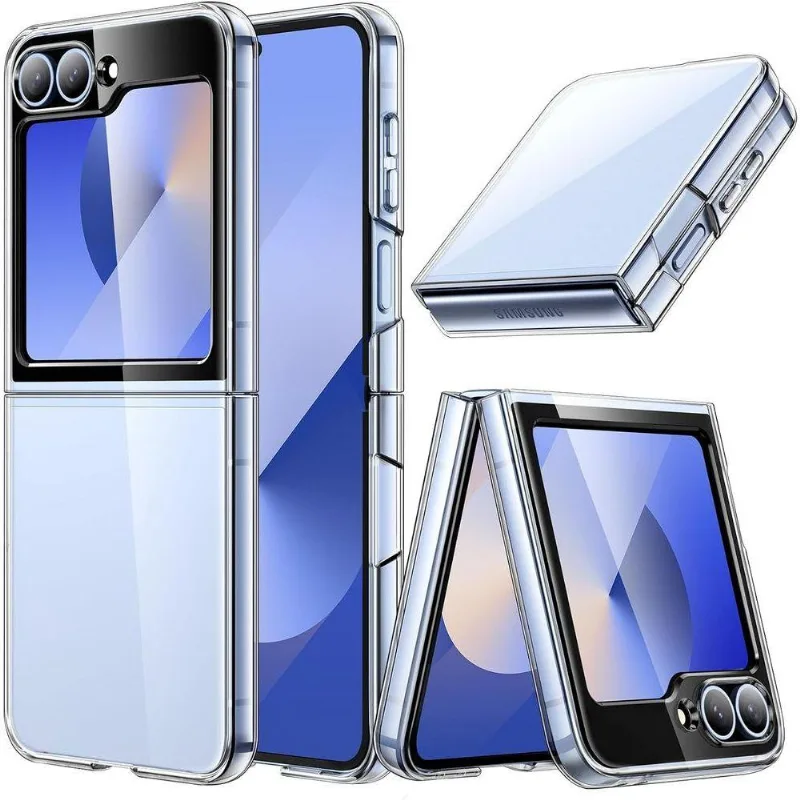 Capa Galaxy Z Flip7 Fe 2025 Z Flip 6 2024 Rígida Luxo Premi