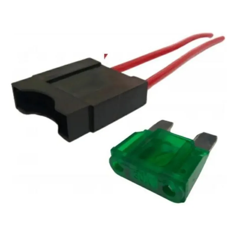 Porta Fusível Maxi Fio 4mm Reforçado/ Fusível Lâmina Max 30a