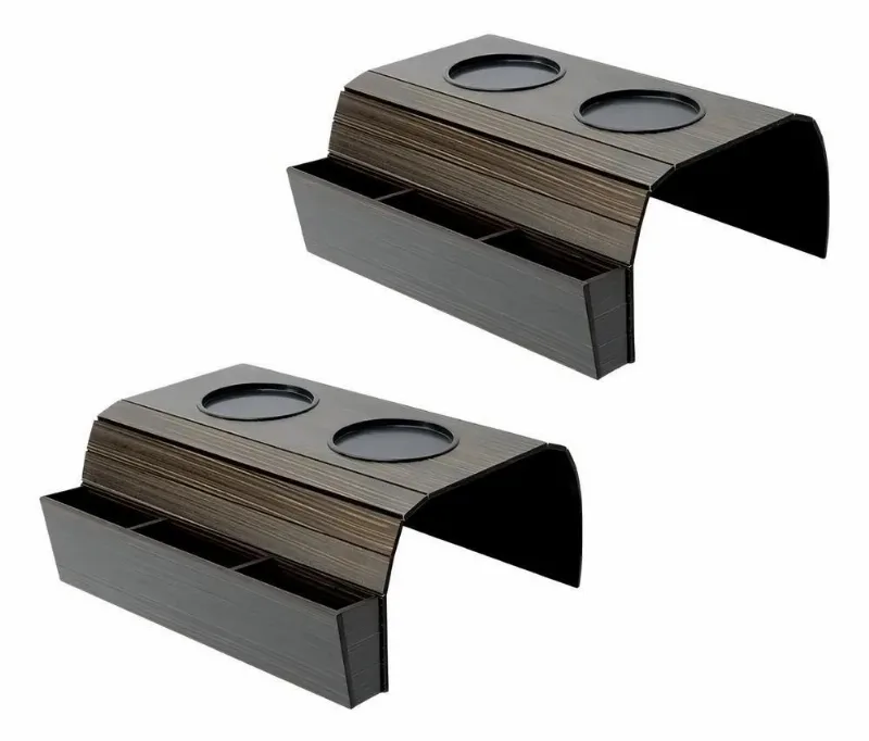 Esteira Para Braço De Sofa Com Apoio De Copo 2 Unidades Kit