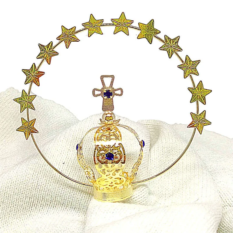 Coroa para Nossa Senhora Aparecida 15cm a 20cm Nº2 - Não Disponível