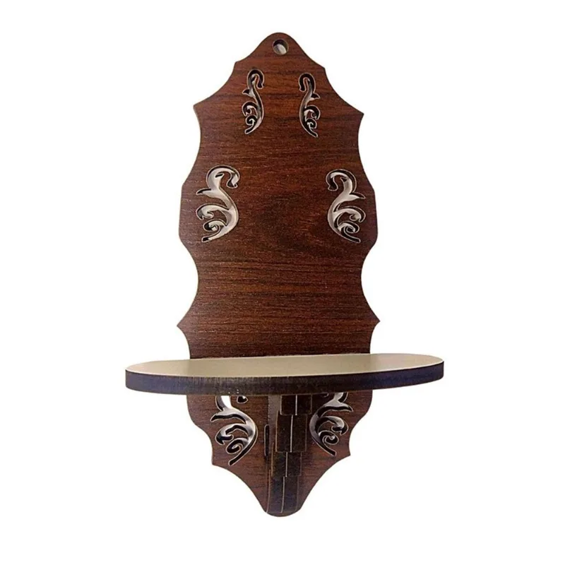 Capela Oratorio De Parede Para Colocar Santo de 22cm Madeira
