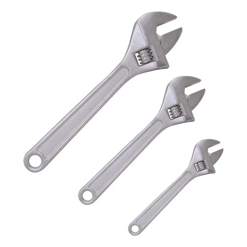 3x Kit 3 Chave Inglesa Ajustavel 6 8 10 Polegada 150 200 250