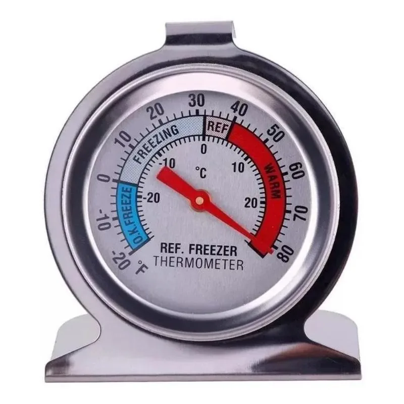 10x Têrmometro Geladeira 20cº Freezer Interno Prateado