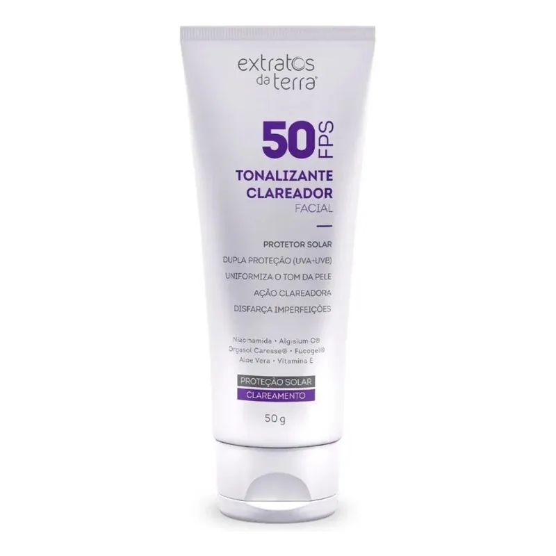 5x Tonalizante Clareador Fps 50 - Dermolight Extratos Da Ter