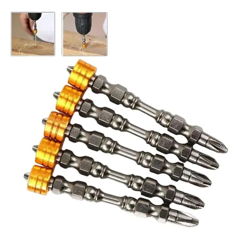 2x Jogo Ponteira Bits Ph2 Imantado Limitador Parafusar Drywa