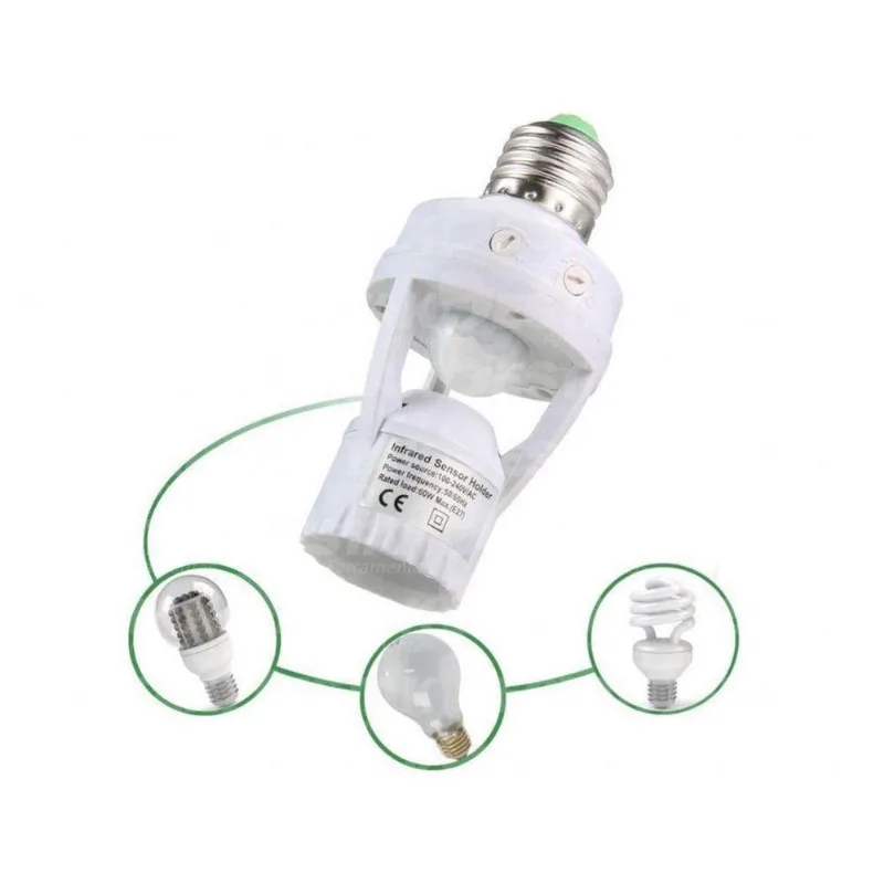 Soquete p- Lampada Com Sensor Movimento