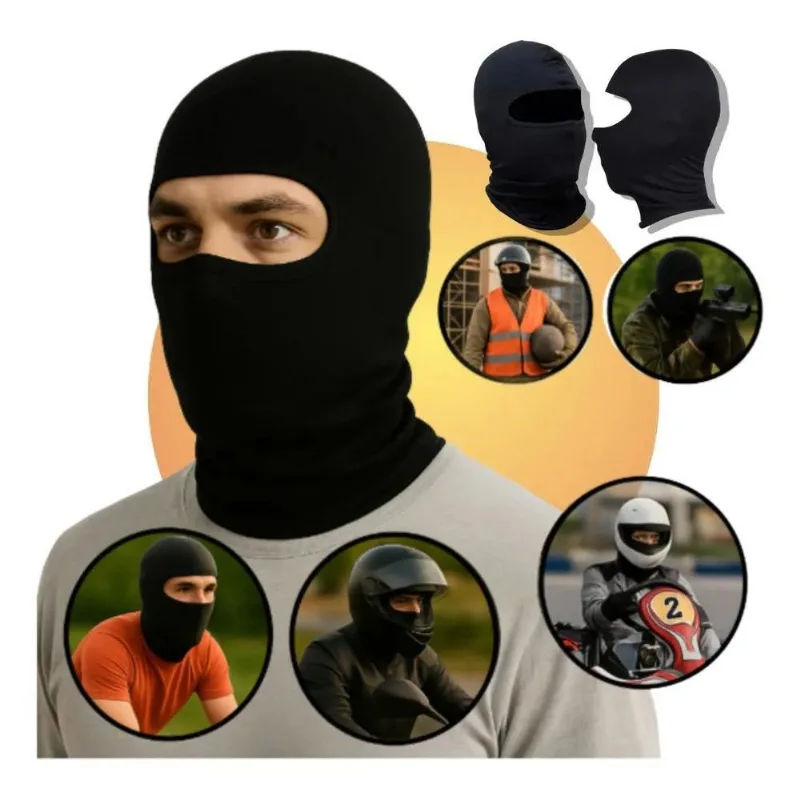 Kit 2 Touca Ninja Balaclava Toca Moto Motoqueiro Motoboy Pre
