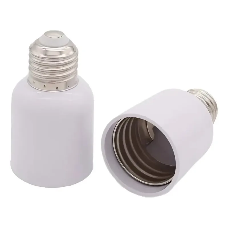 2x Bocal Ampliação Adaptador Soquete E27 Para E40 De Porcela