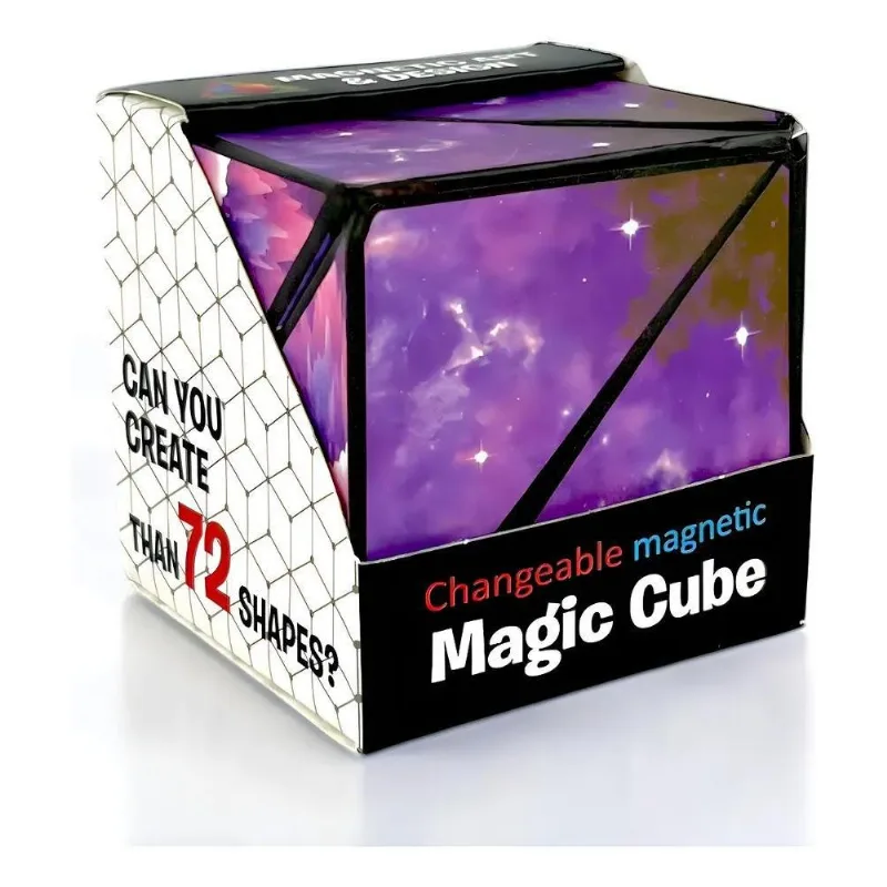 Cubo Mágico Magnético Mutável Premium Brinquedo 72 Formas Es