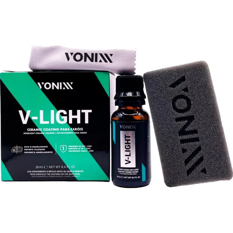 V-Light Vitrificador Para Faróis 20ml Vonixx Vitrificação