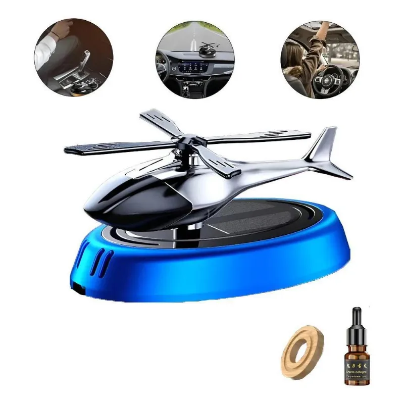 Helicoptero Aromatizador Carro Cheirinho Difusor Ener Azul