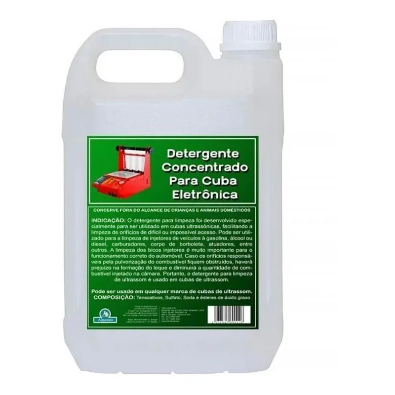 Detergente Para Limpeza Bicos Injetores Profissional 5litros