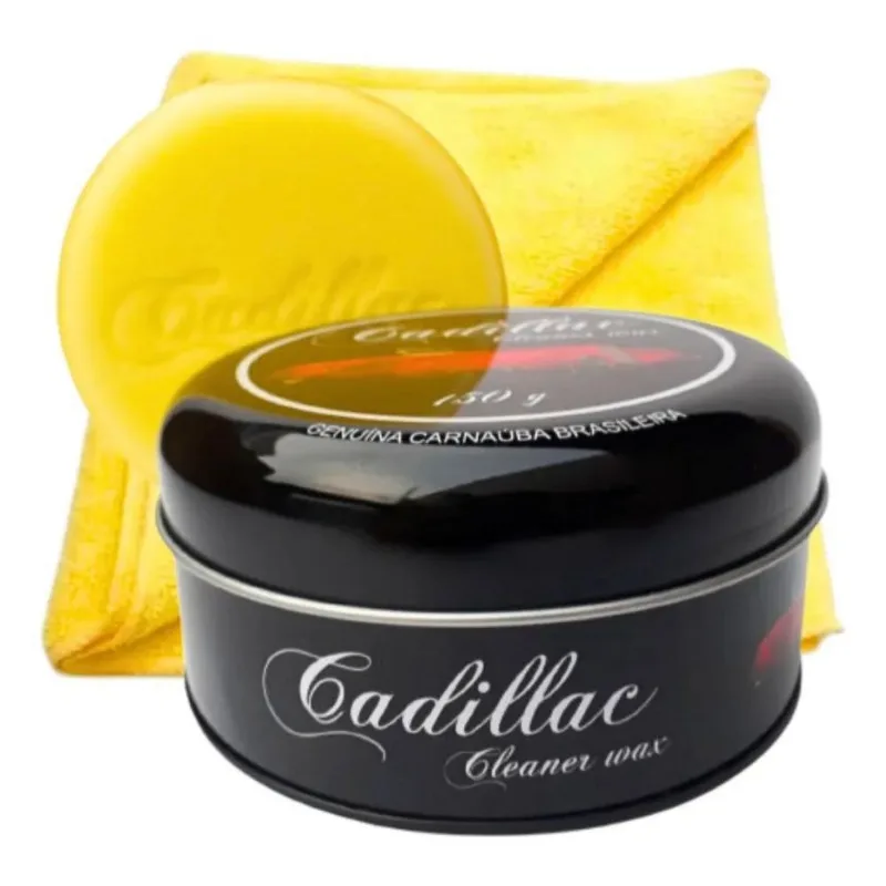 Cera De Carnauba Cadillac Pano Microfibra Brilho