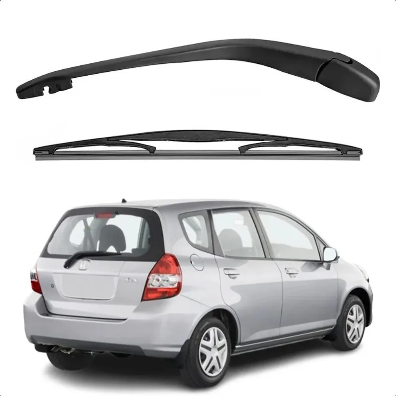 Braço Limpador Parabrisa Traseiro+palheta Fit 2004 A 2008