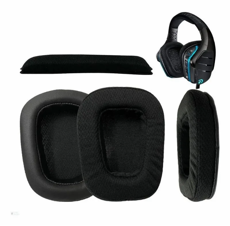 3x Almofadas Espumas Para Logitech Artemis G933 G935 G633 G9