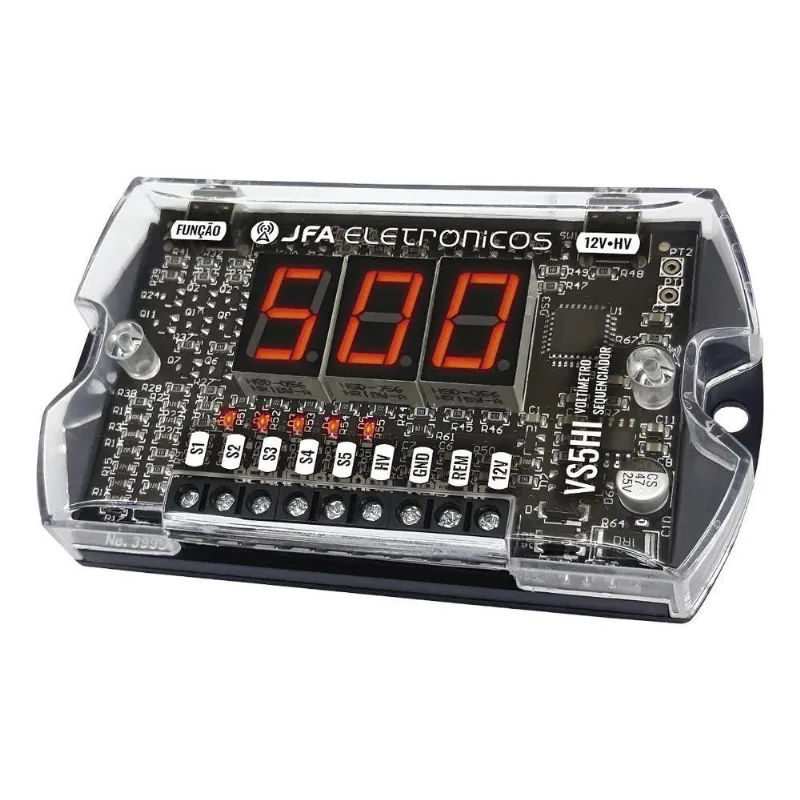 Voltímetro Sequenciador Automotivo Digital Vs5hi Jfa