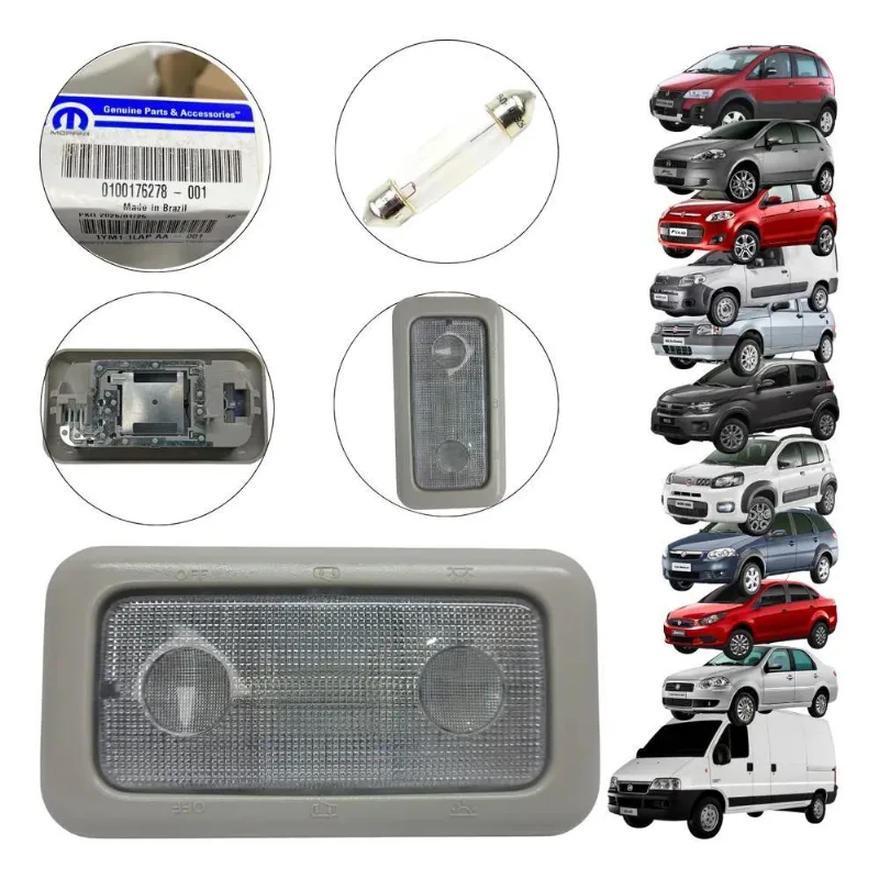 Luz Interna Teto Fiat Uno Palio Fiorino Punto Doblo