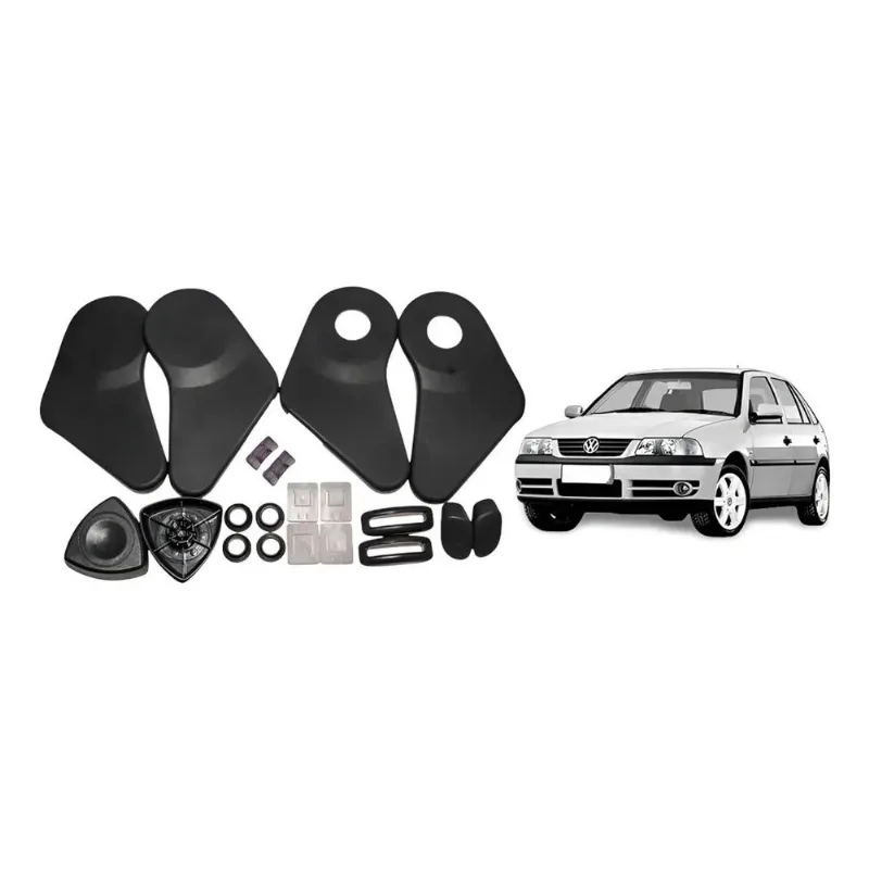 Kit Acabamento Banco Gol Saveiro Parati G2 Ao G6 Grafite