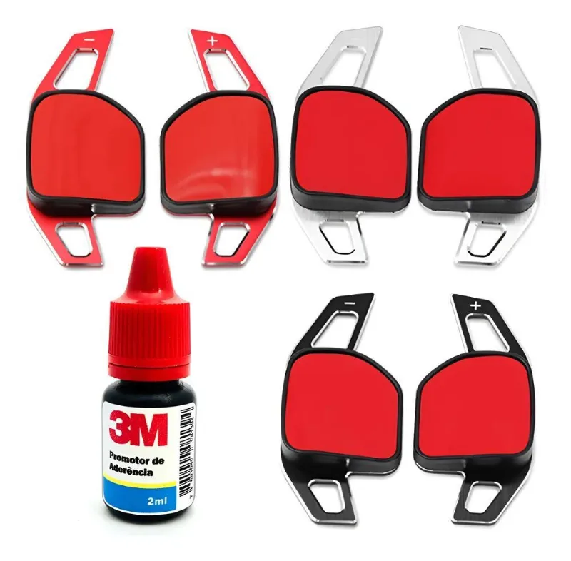 Paddle Shift Audi A1 A3 A4 A5 A6 A7 Q3 Q5 Q7 Tt Ex Vermelho