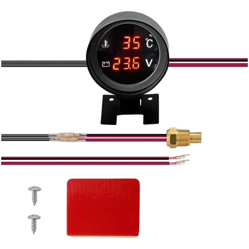 Manometro De Temperatura Medidor De Pressao Automotivo